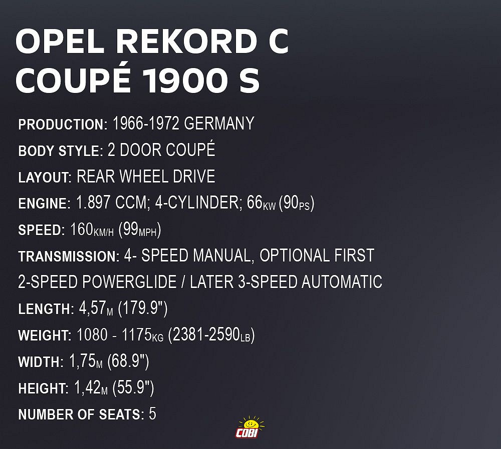 Opel Rekord C Coupe - Executive Edition - fot. 11