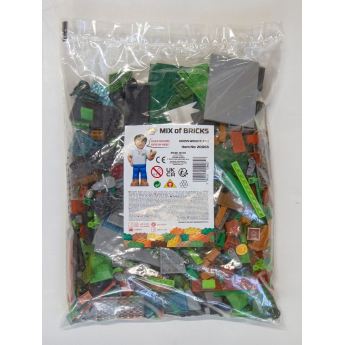 Mix of construction blocks 1 kg - a bag