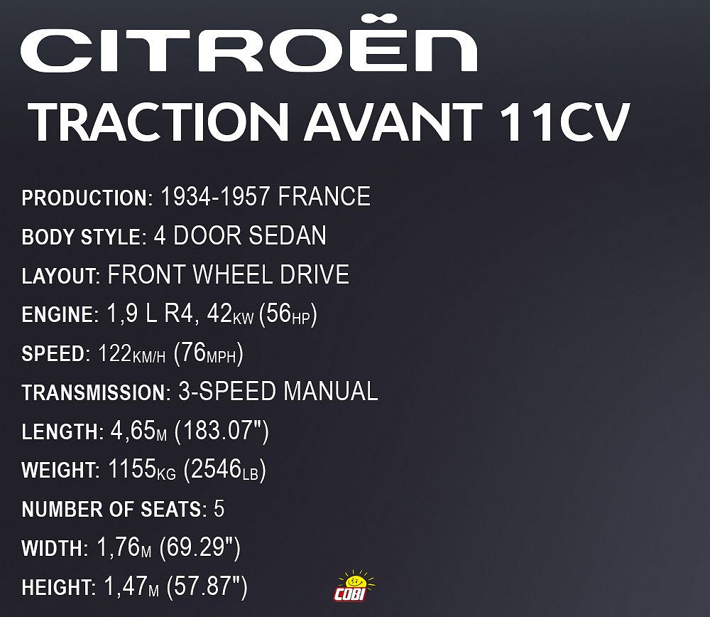 Citroen Traction Avant 11CV 1938 - Executive Edition - fot. 11