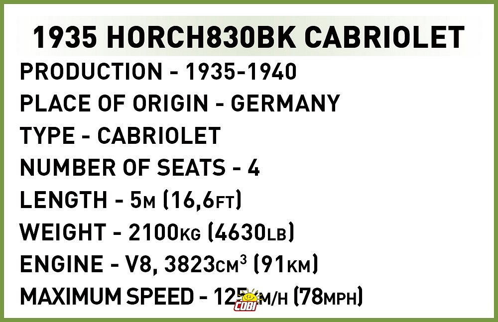 Horch830BK Cabriolet - Edycja Limitowana - fot. 8