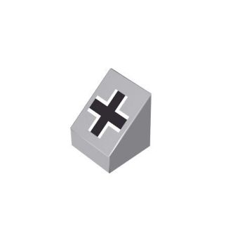 1x1 skośny - krzyż niemiecki mini