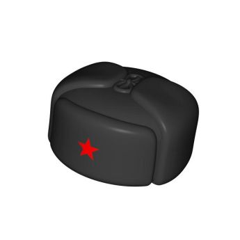 Czapka zimowa Uszatka - z gwiazdą